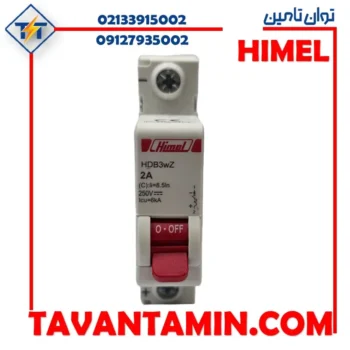 کلید مینیاتوری HDB3WZ1C10 سری 3 تک پل ده آمپر سری DC